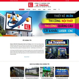 Theme Wordpress làm biển quảng cáo