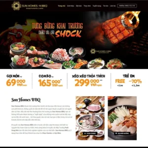 Theme wordpress nhà hàng nướng BBQ